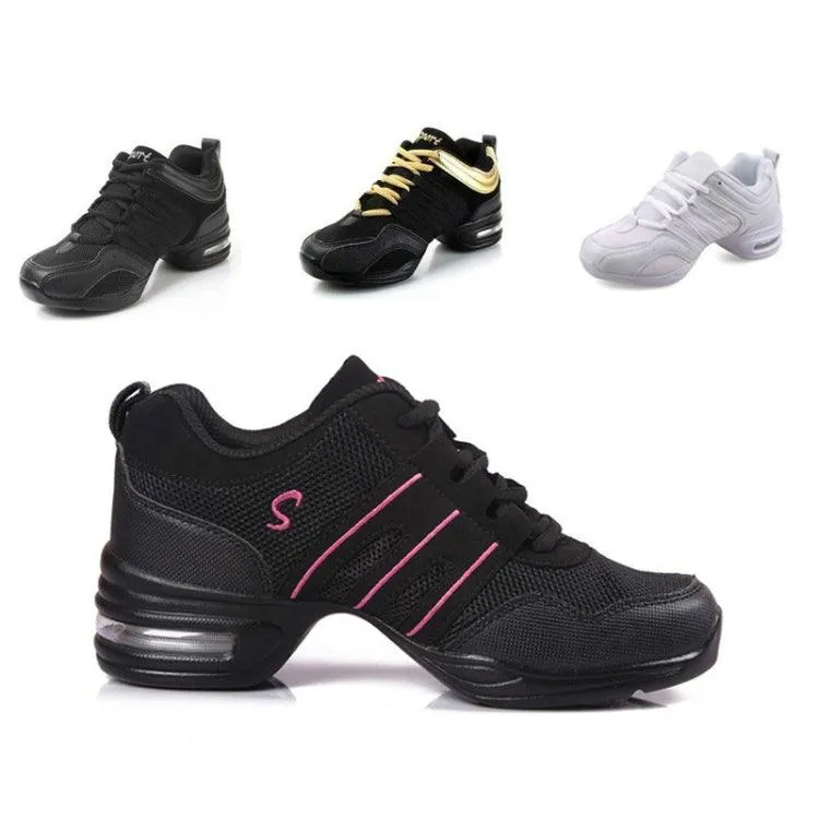 Breathable Soft Sole Height-Enhancing Dance Sneakers for Women - Series 1