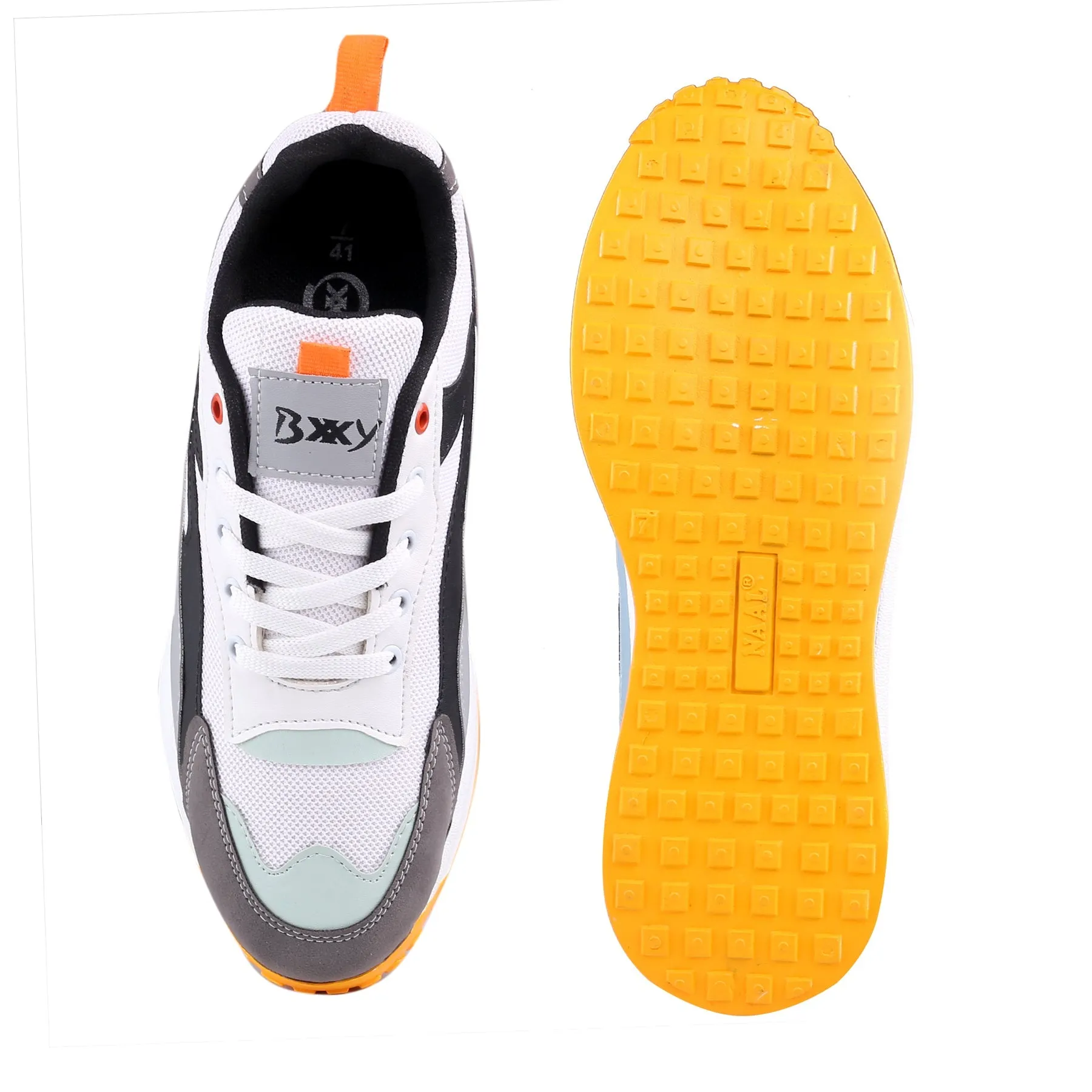 Bxxy's 3 Inch Hidden Height Increasing Breathable Lace-up Sports Shoes