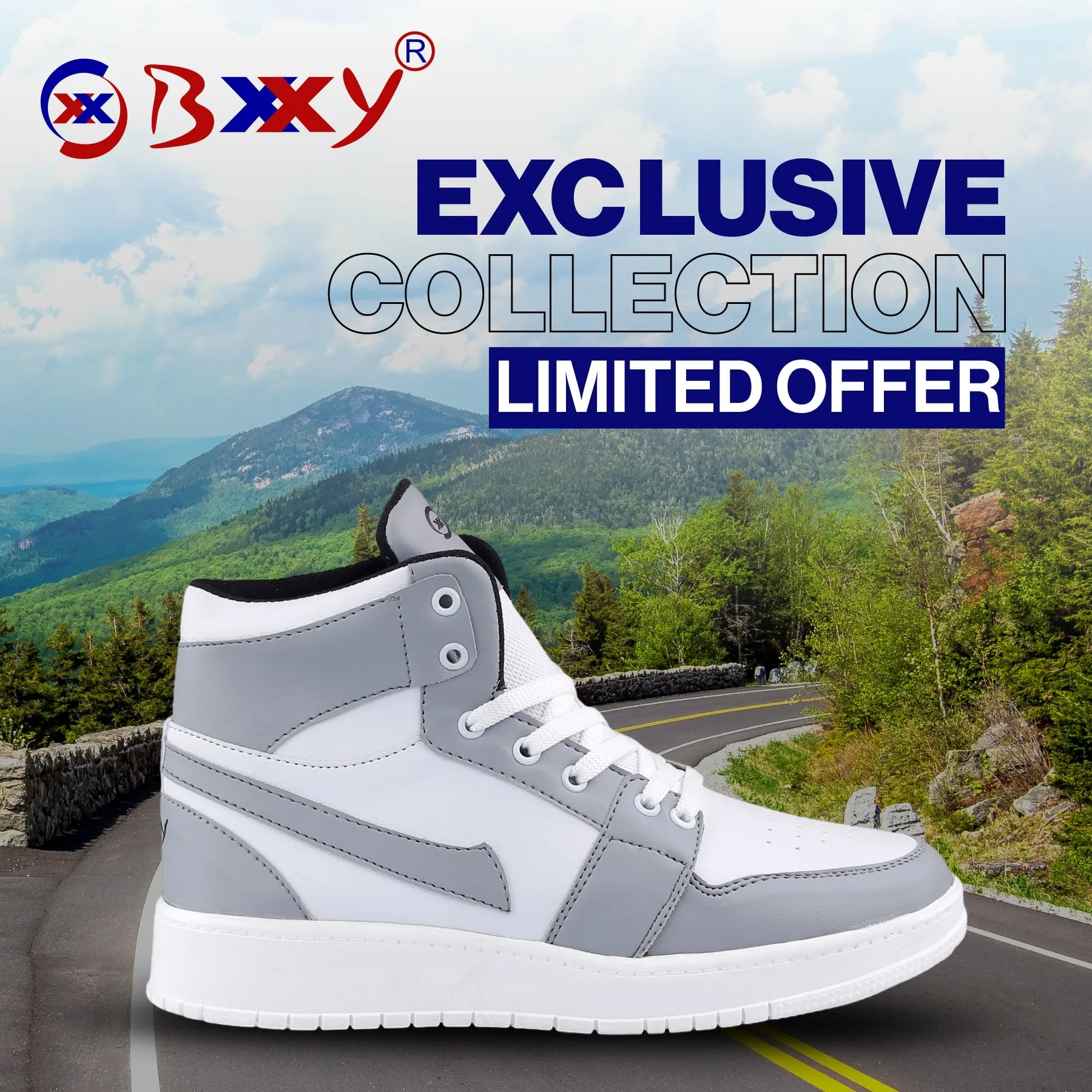 Bxxy's Men's Fashionable Lace-up Sports Shoes