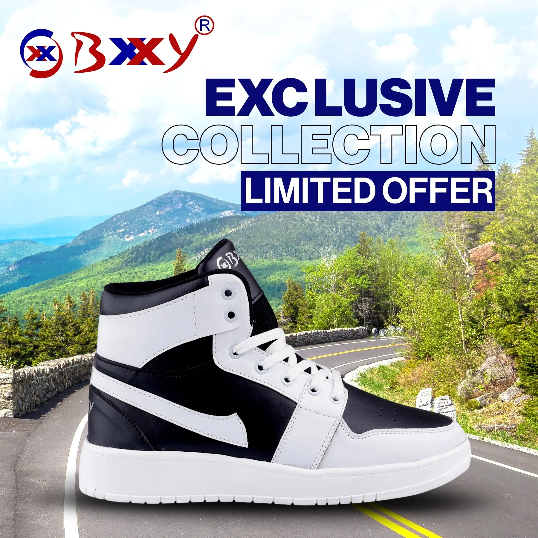 Bxxy's Men's Fashionable Lace-up Sports Shoes