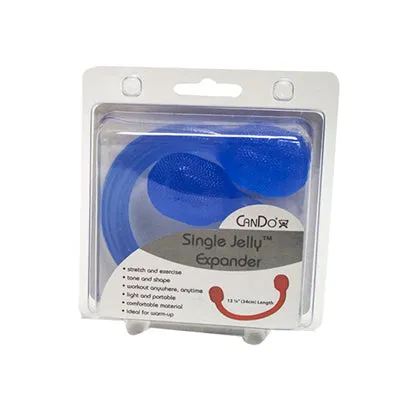 CanDo Jelly Expander Single Exerciser, Blue, Heavy