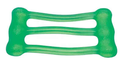 CanDo Jelly Expander Triple Exerciser, Green, Medium