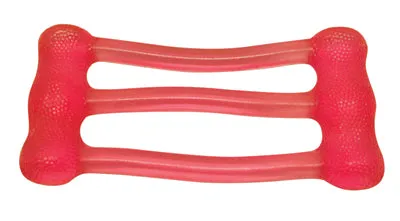 CanDo Jelly Expander Triple Exerciser, Red, Light