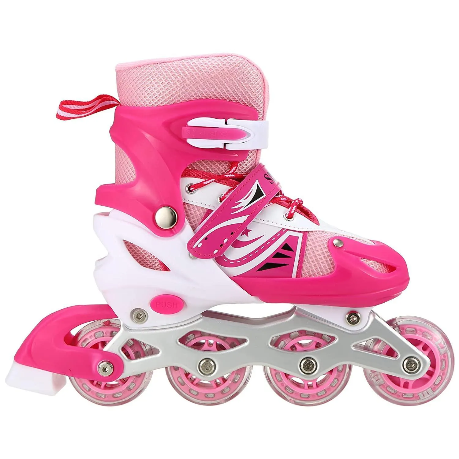 Children Roller Skates Adjustable Inline Skating Shoes (Size 38-42)