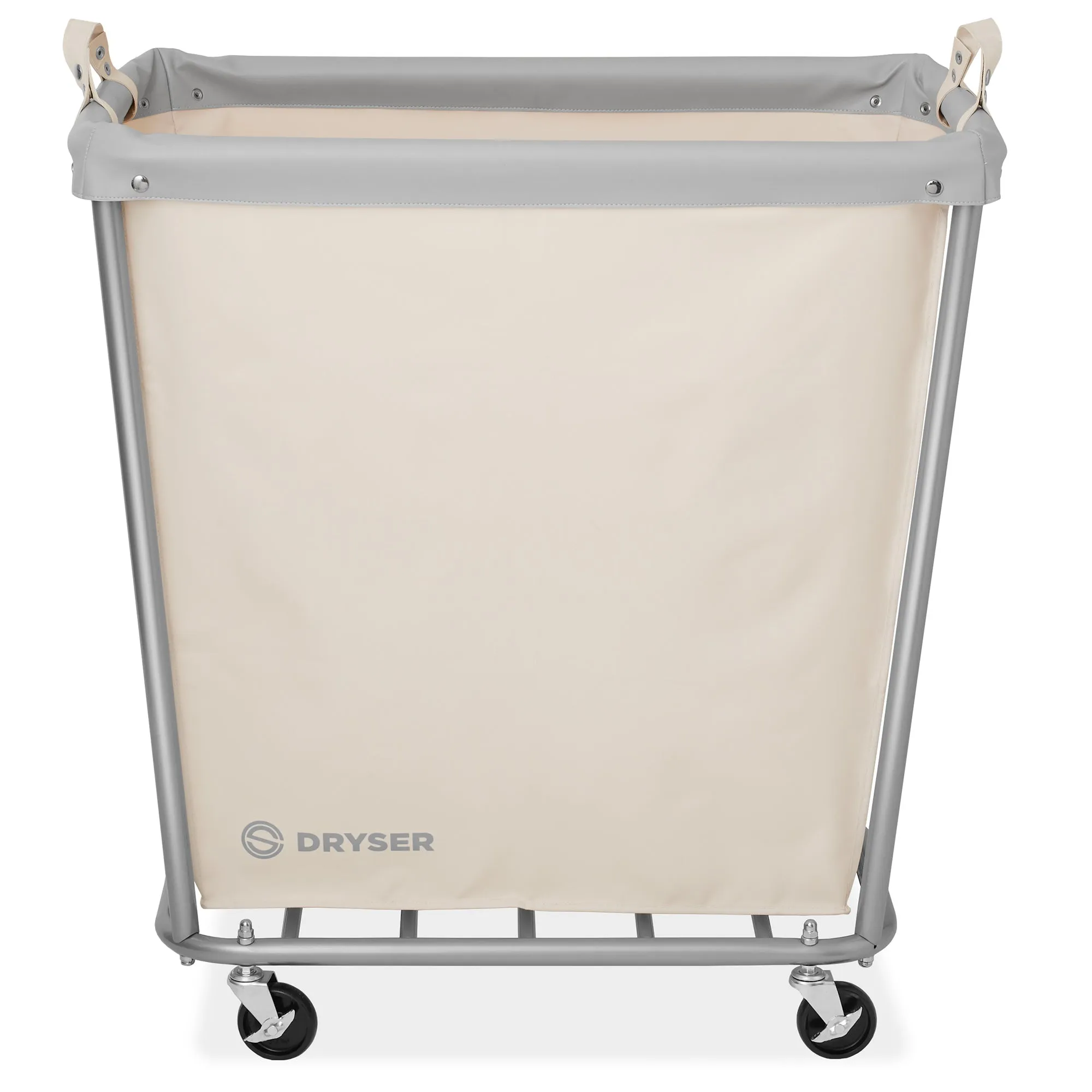 Commercial Rolling Canvas Bin Laundry Hamper on Wheels