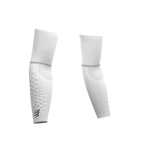 Compressport Arm Force Ultralight Compression Sleeves White