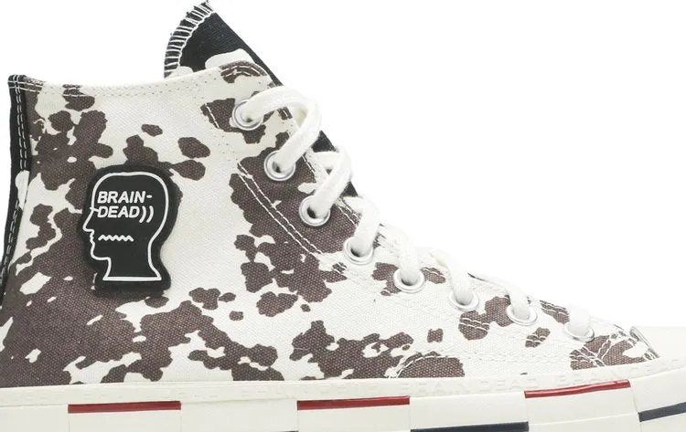 Converse Brain Dead x Chuck 70 Cow Print Sneakers, White