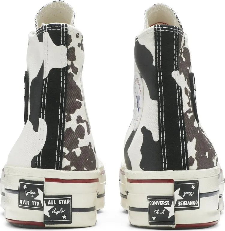 Converse Brain Dead x Chuck 70 Cow Print Sneakers, White