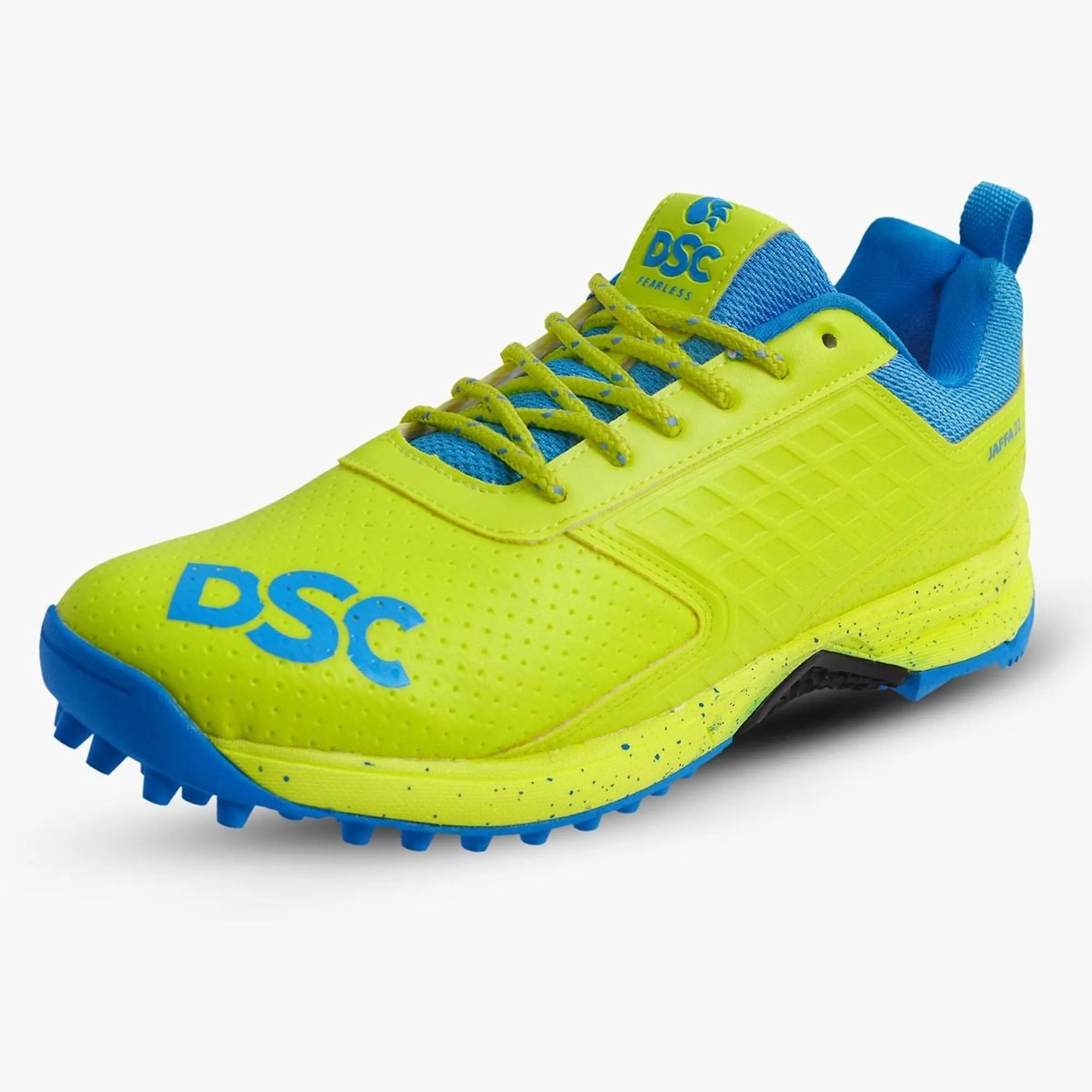 DSC Jaffa 22 Cricket Spike Shoes - Yellow