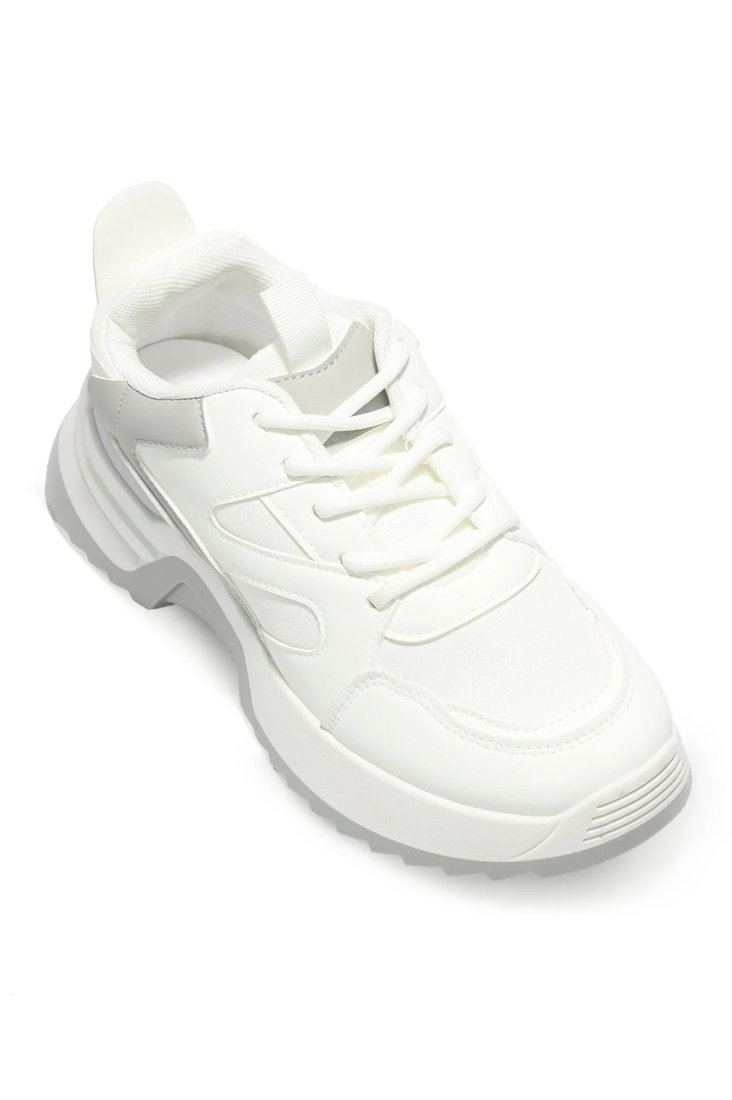 DYNAMIC FLEX SNEAKERS-WHITE