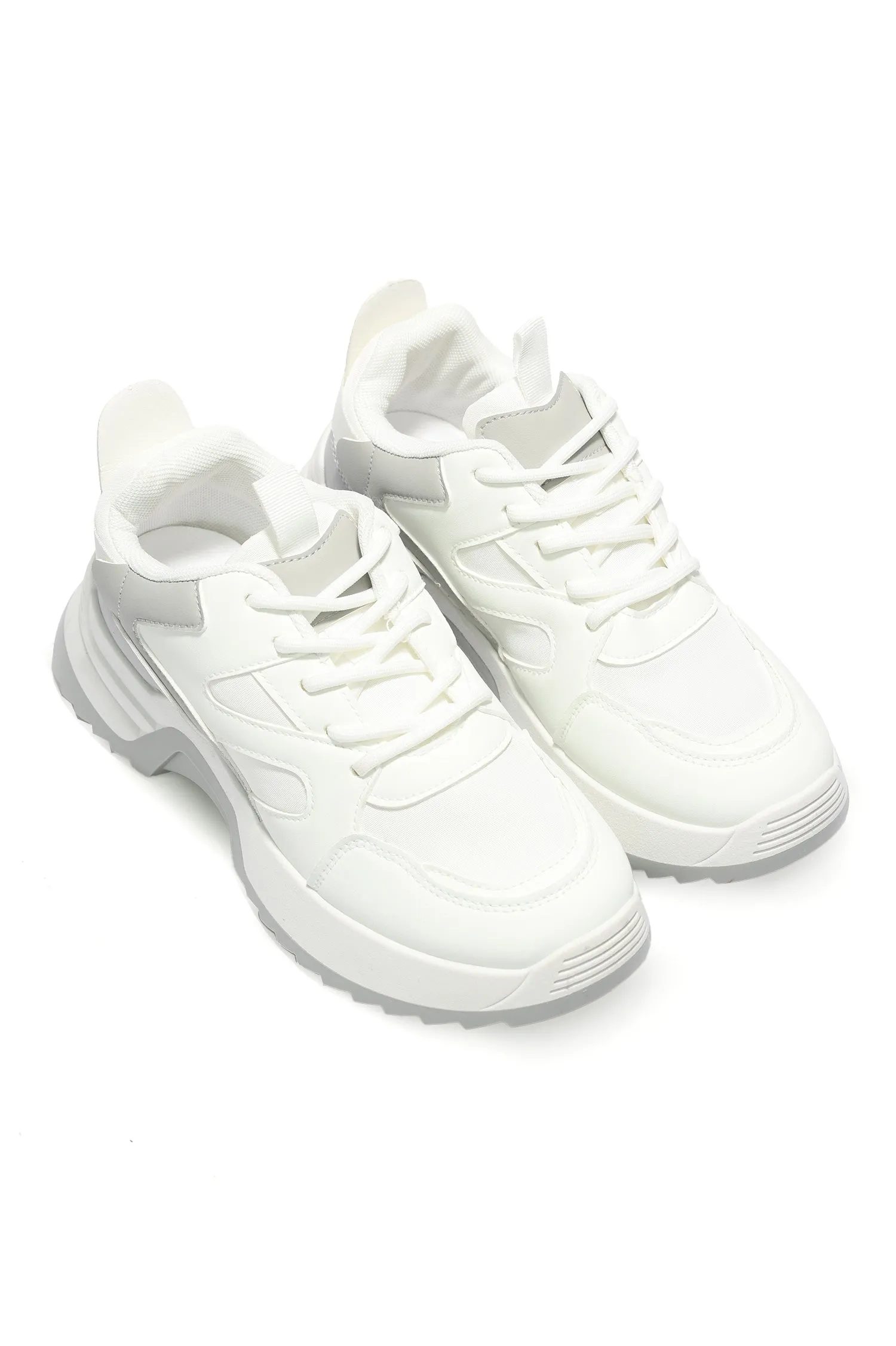 DYNAMIC FLEX SNEAKERS-WHITE