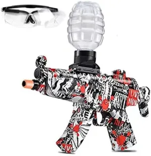 Electric with Gel Ball Blaster,Splatter Blaster Ball,With 35000  Drops and Goggles,Outdoor Yard Activities Shooting Game,Ages 12 