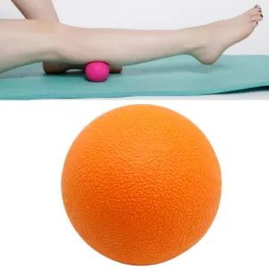 Fascia Ball Deep Muscle Relaxation Plantar Acupoint Massage Fitness Mini Yoga Ball Massage Ball, Specification:Single Ball(Orange)