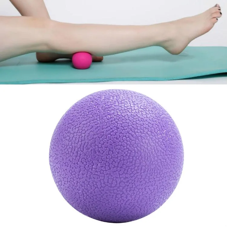 Fascia Ball Deep Muscle Relaxation Plantar Acupoint Massage Fitness Mini Yoga Ball Massage Ball, Specification:Single Ball(Purple)