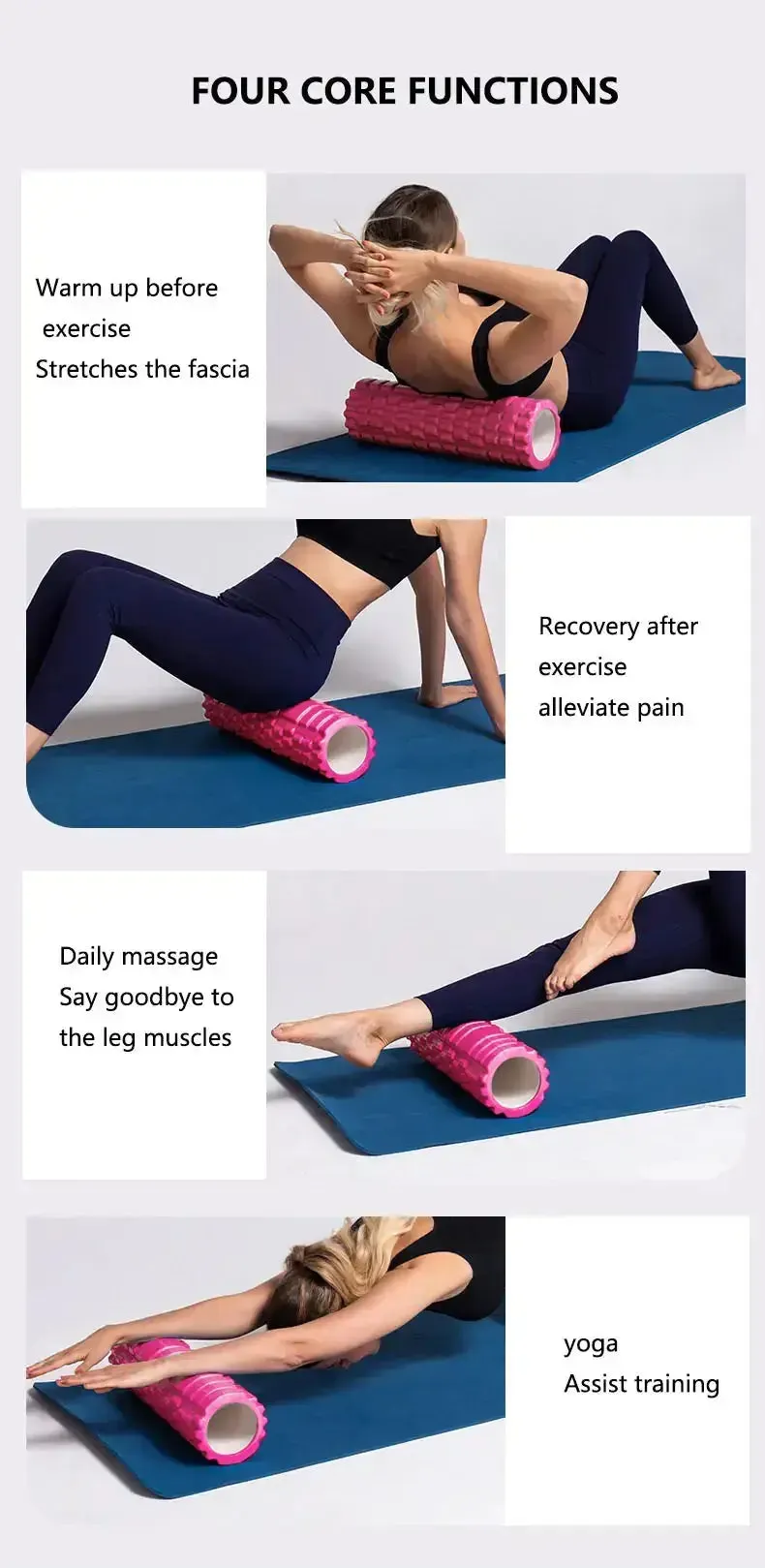 Foam Yoga Column: Muscle Massage Roller