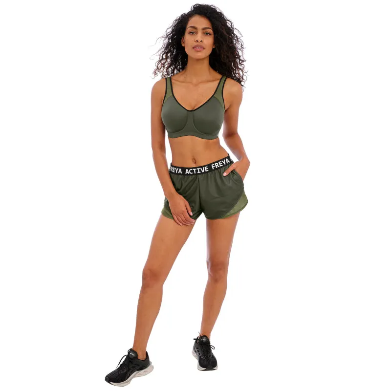 Freya Active Player Exercise Short Khaki Green