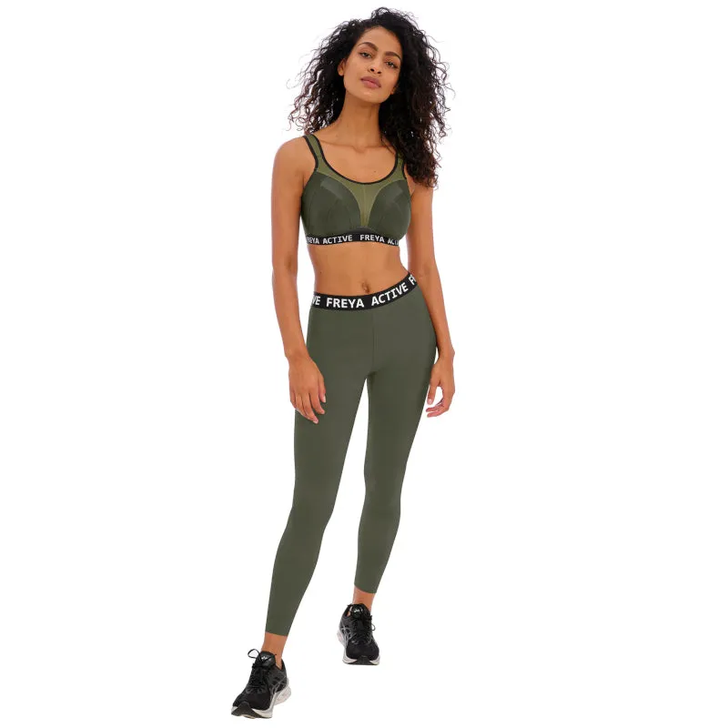 Freya Power Sculpt Exercise Leggings Khaki Green