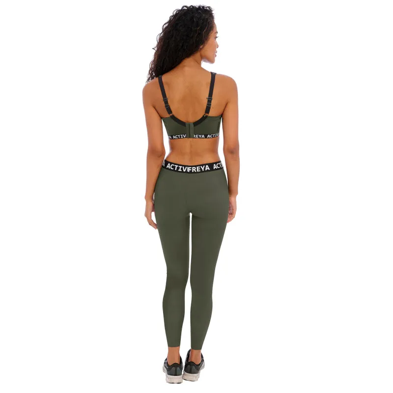 Freya Power Sculpt Exercise Leggings Khaki Green