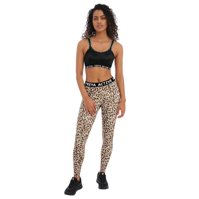 Freya Power Sculpt Exercise Leggings Leopard Print