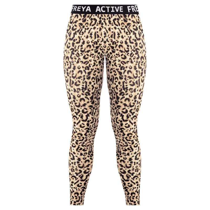 Freya Power Sculpt Exercise Leggings Leopard Print