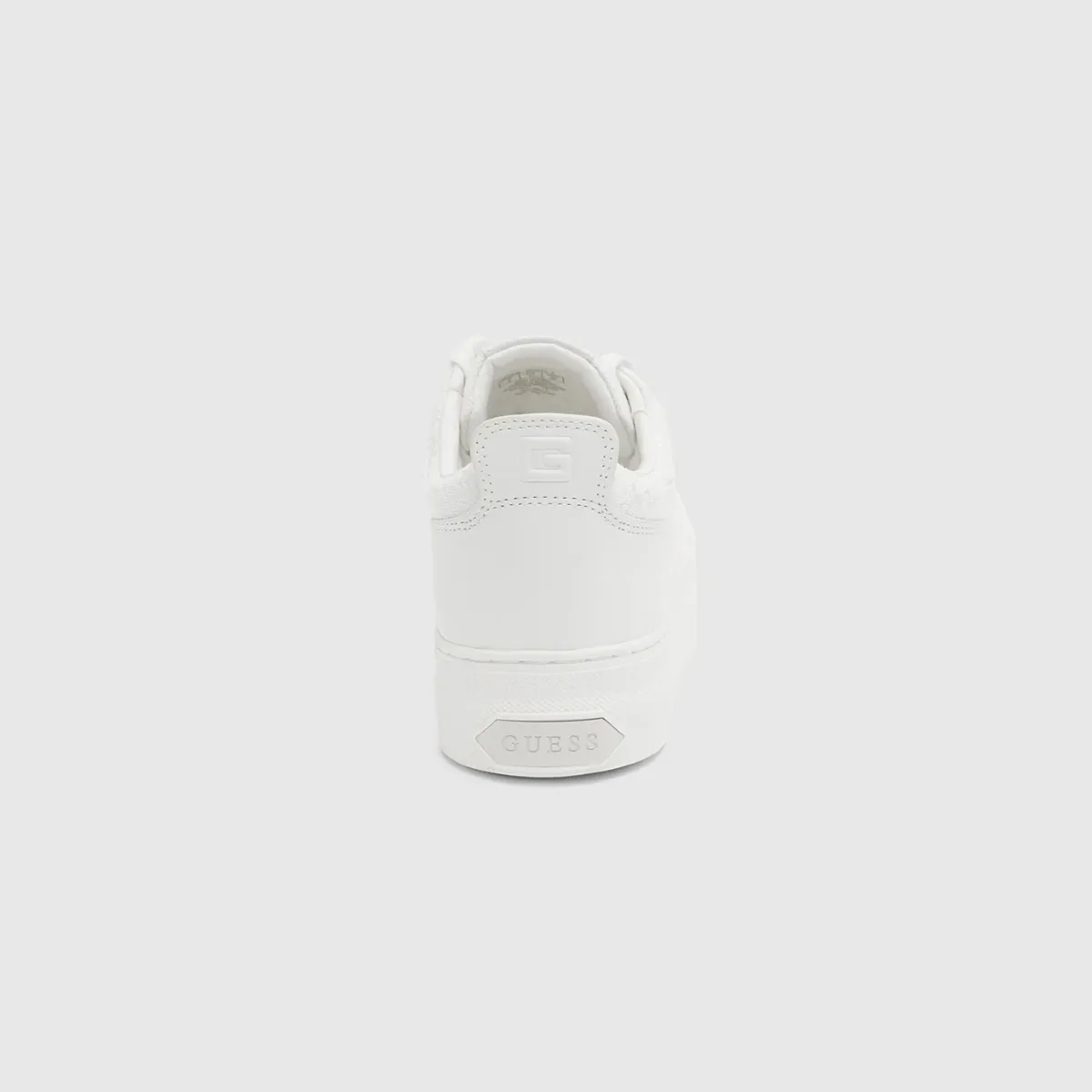 GUESS White Logo Giaa Low-Top Sneakers - WHT