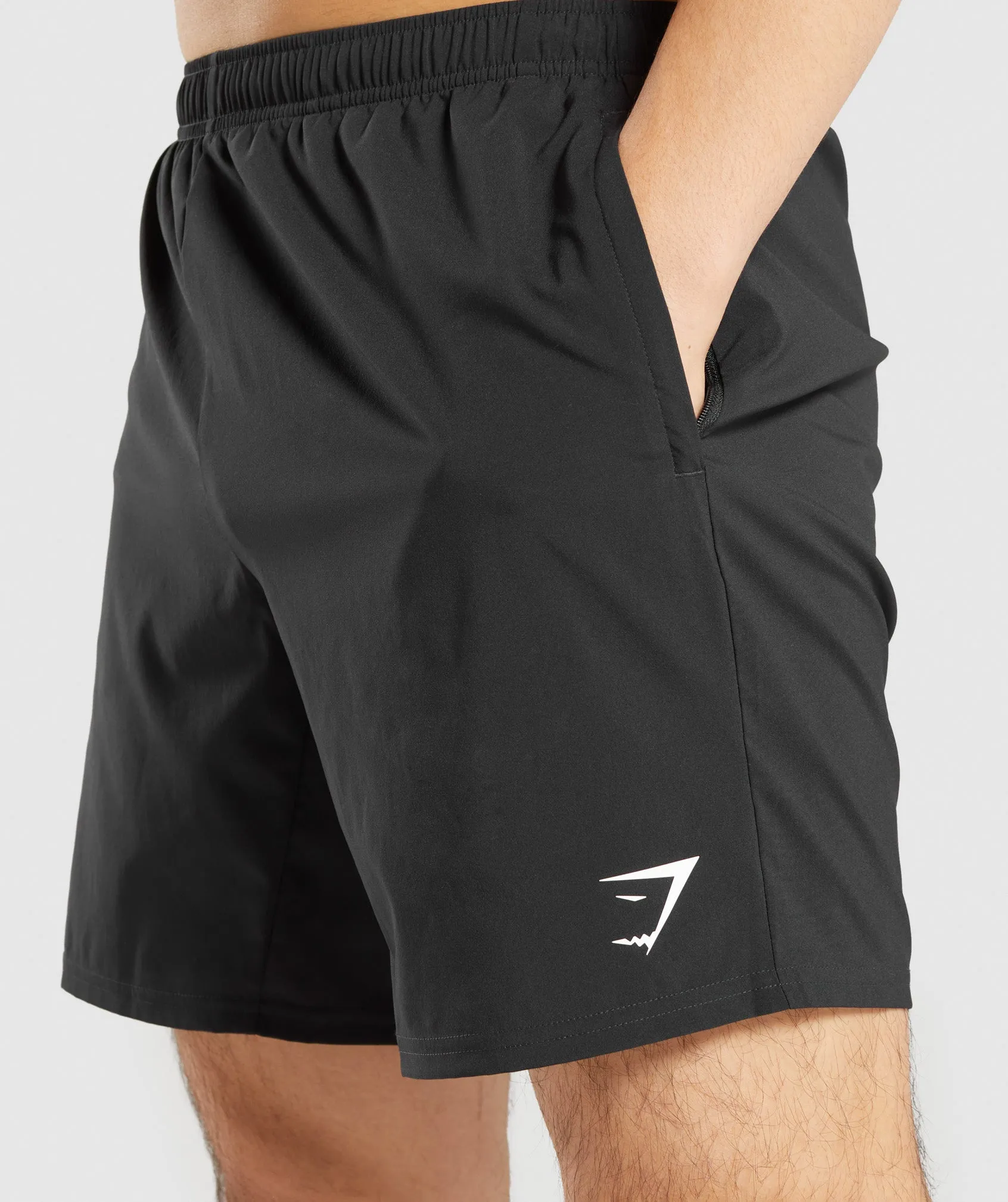 Gymshark Arrival Zip Pocket Shorts - Black