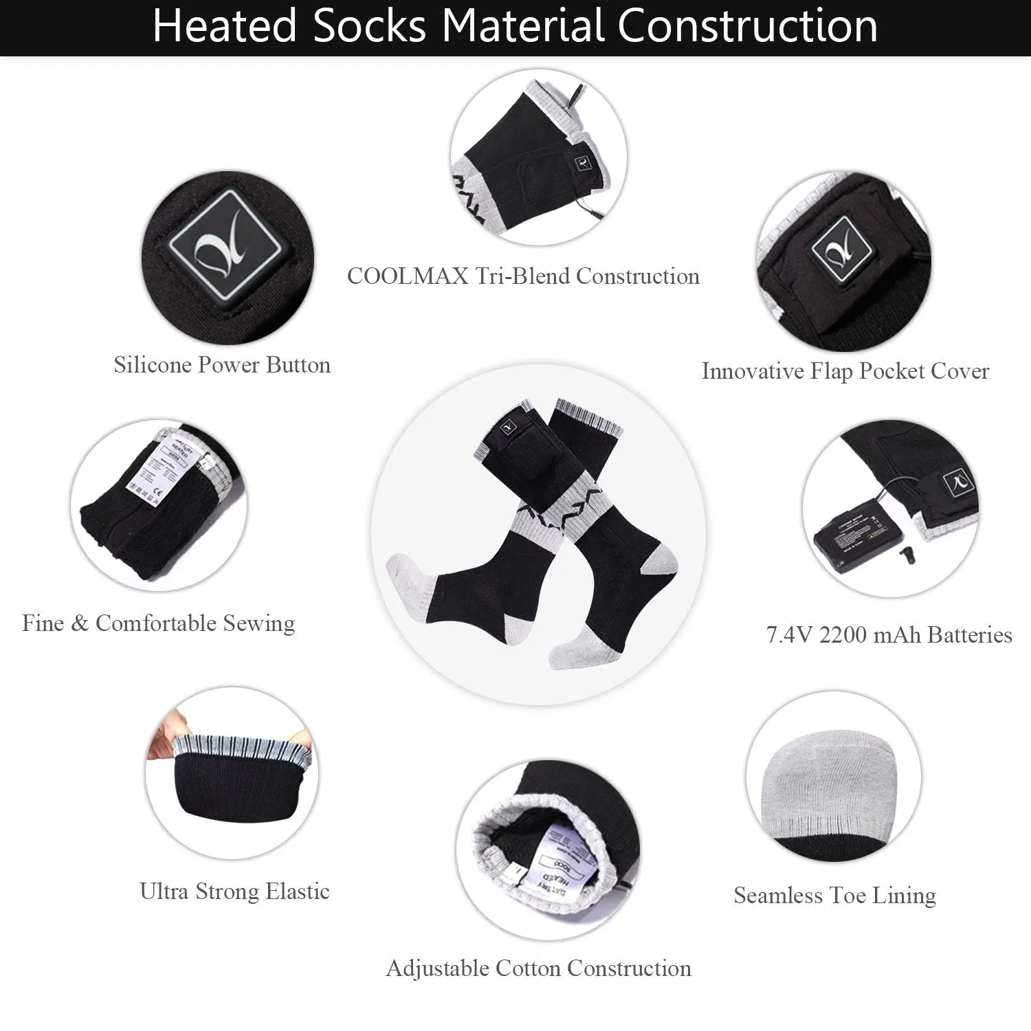 Heated Socks SS08C |