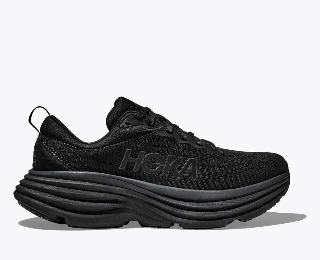 Hoka Men's BONDI 8 - Black / Black