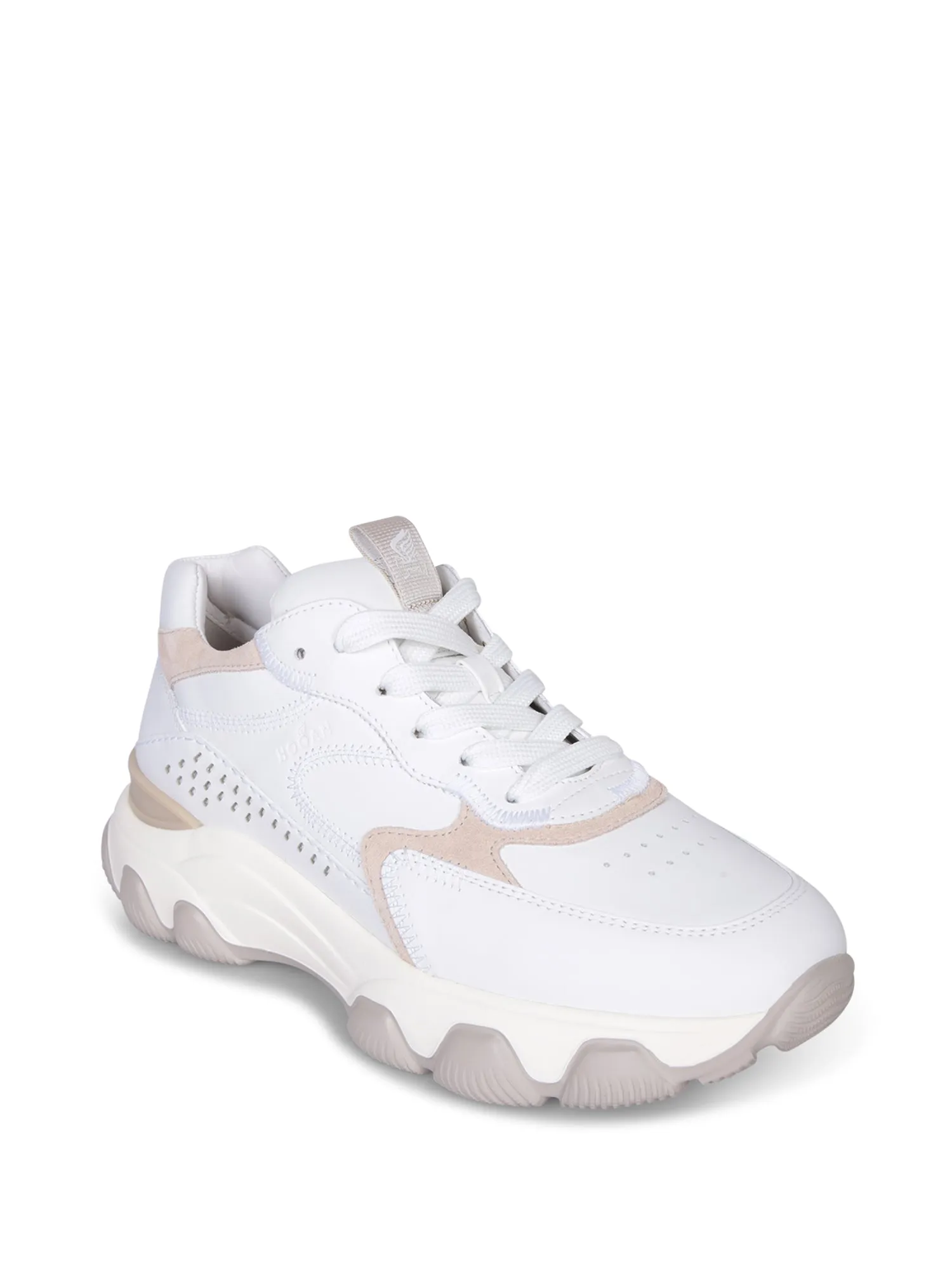 Hyperactive beige/white sneakers