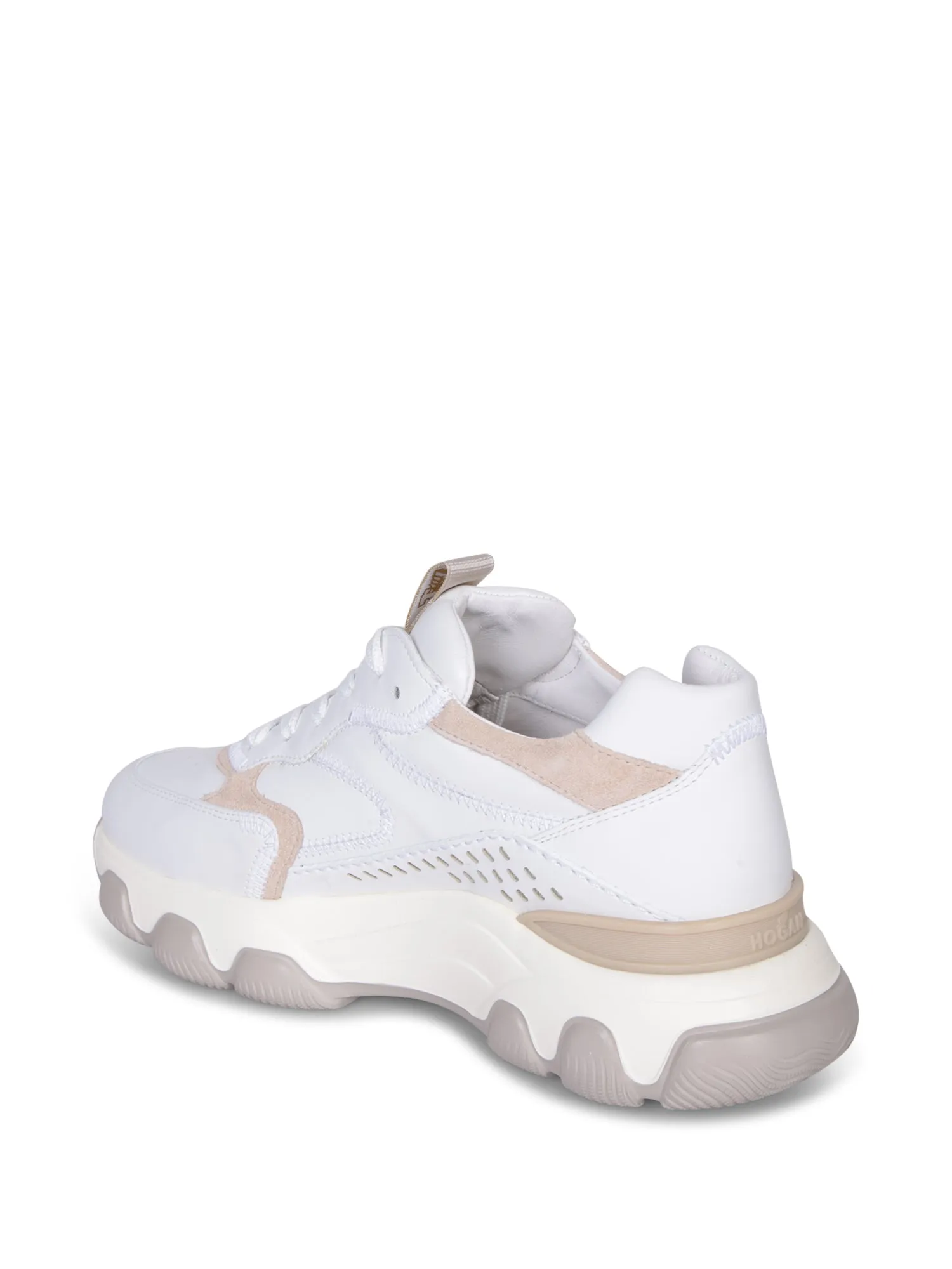 Hyperactive beige/white sneakers