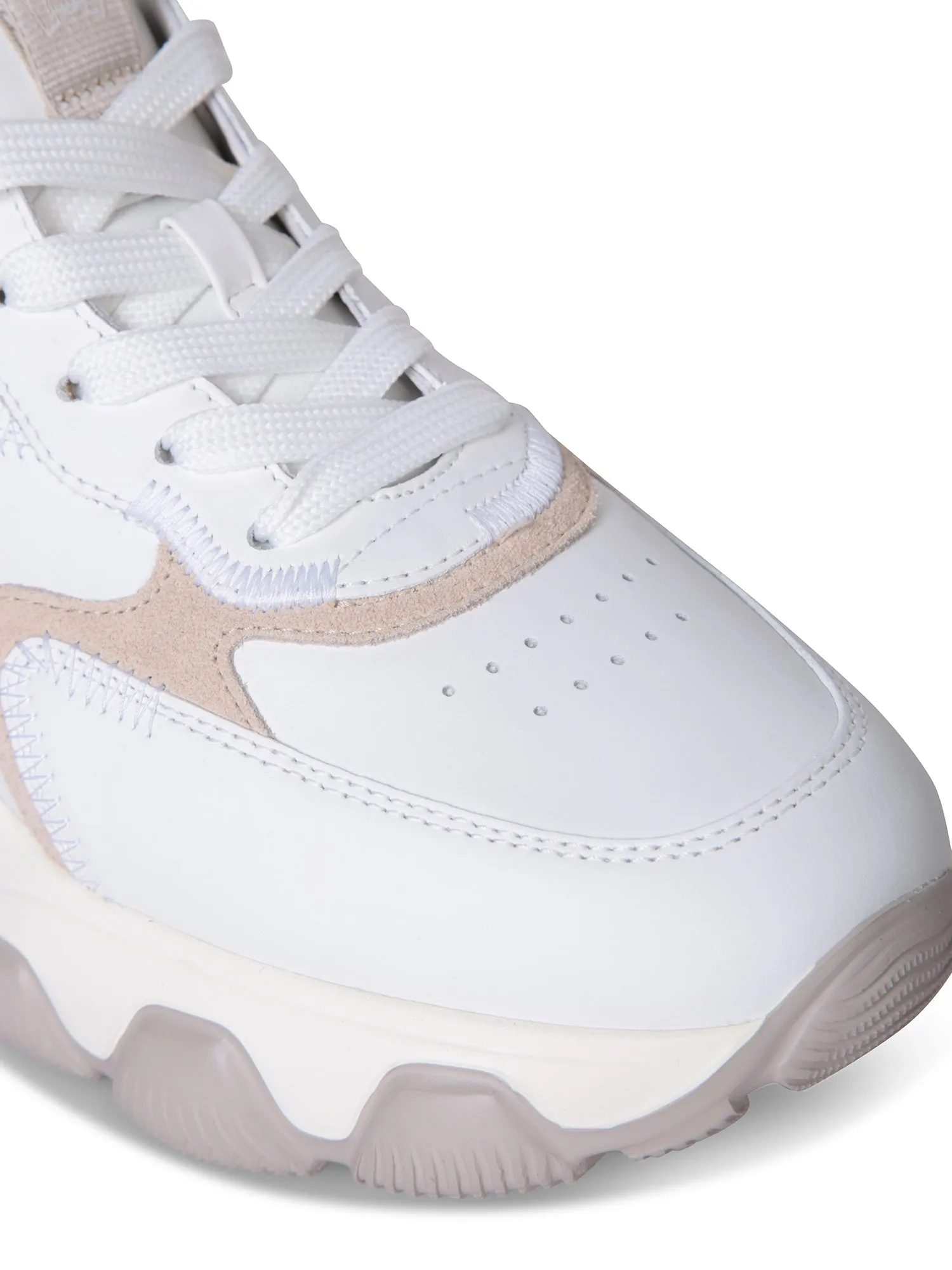 Hyperactive beige/white sneakers