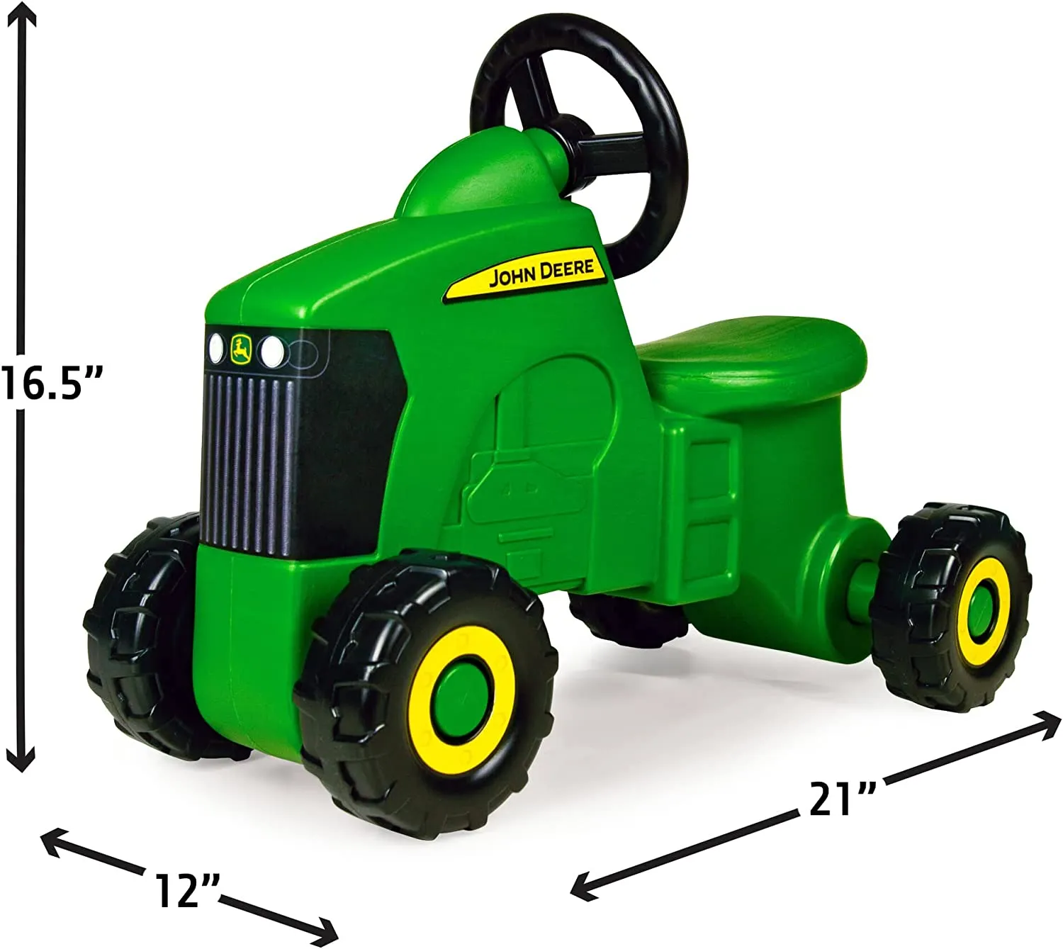 John Deere Kids Sit-N-Scoot Ride-On Tractor Toy