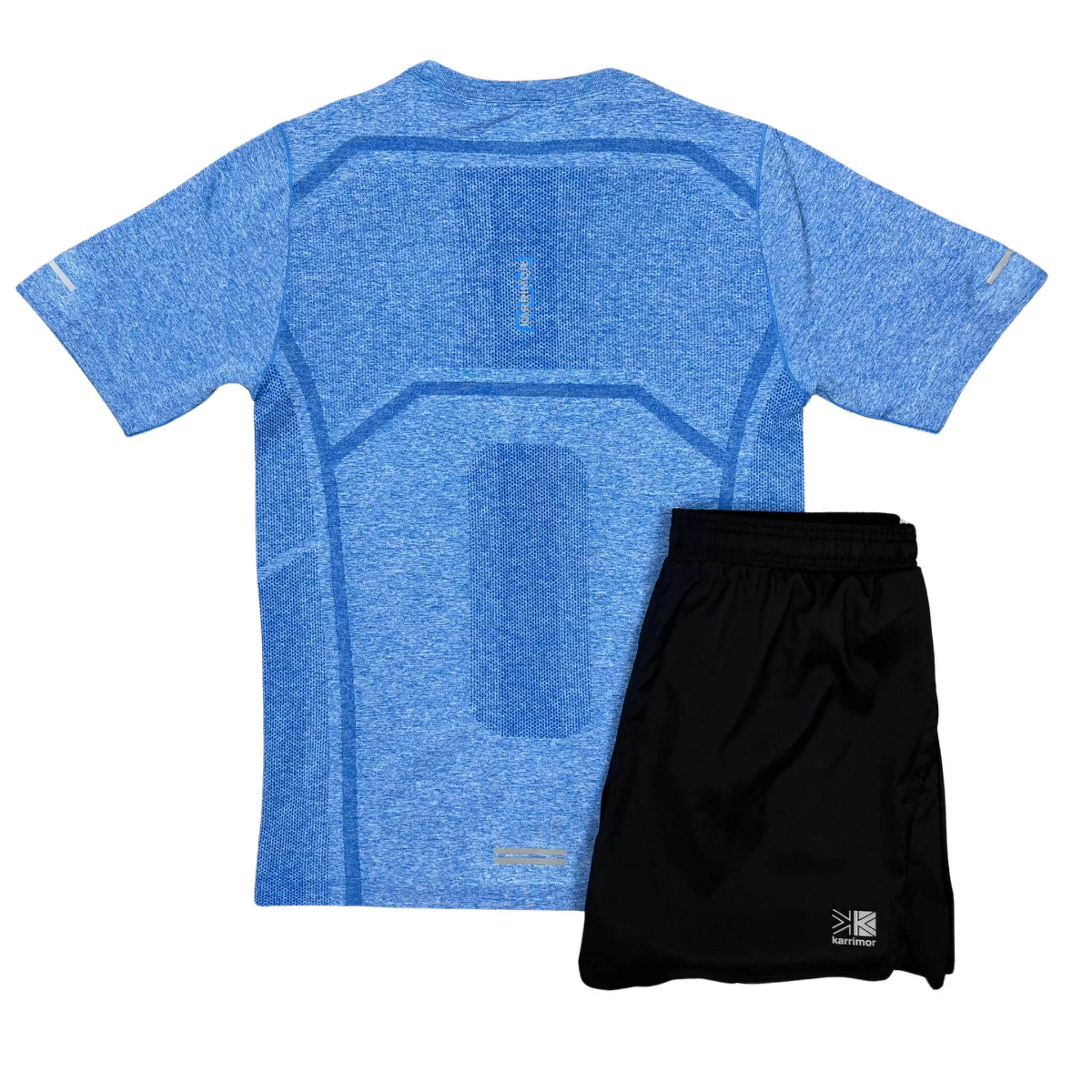 Karrimor Seamless T-Shirt / Shorts - Blue / Black