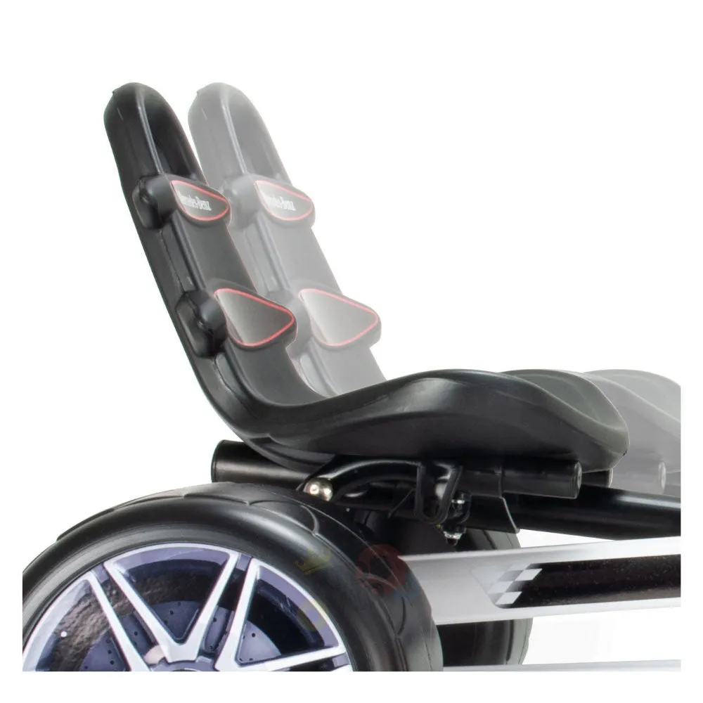 KidsVIP Mercedes Benz Pedal Ride on Go-Kart With Adjustable Seat