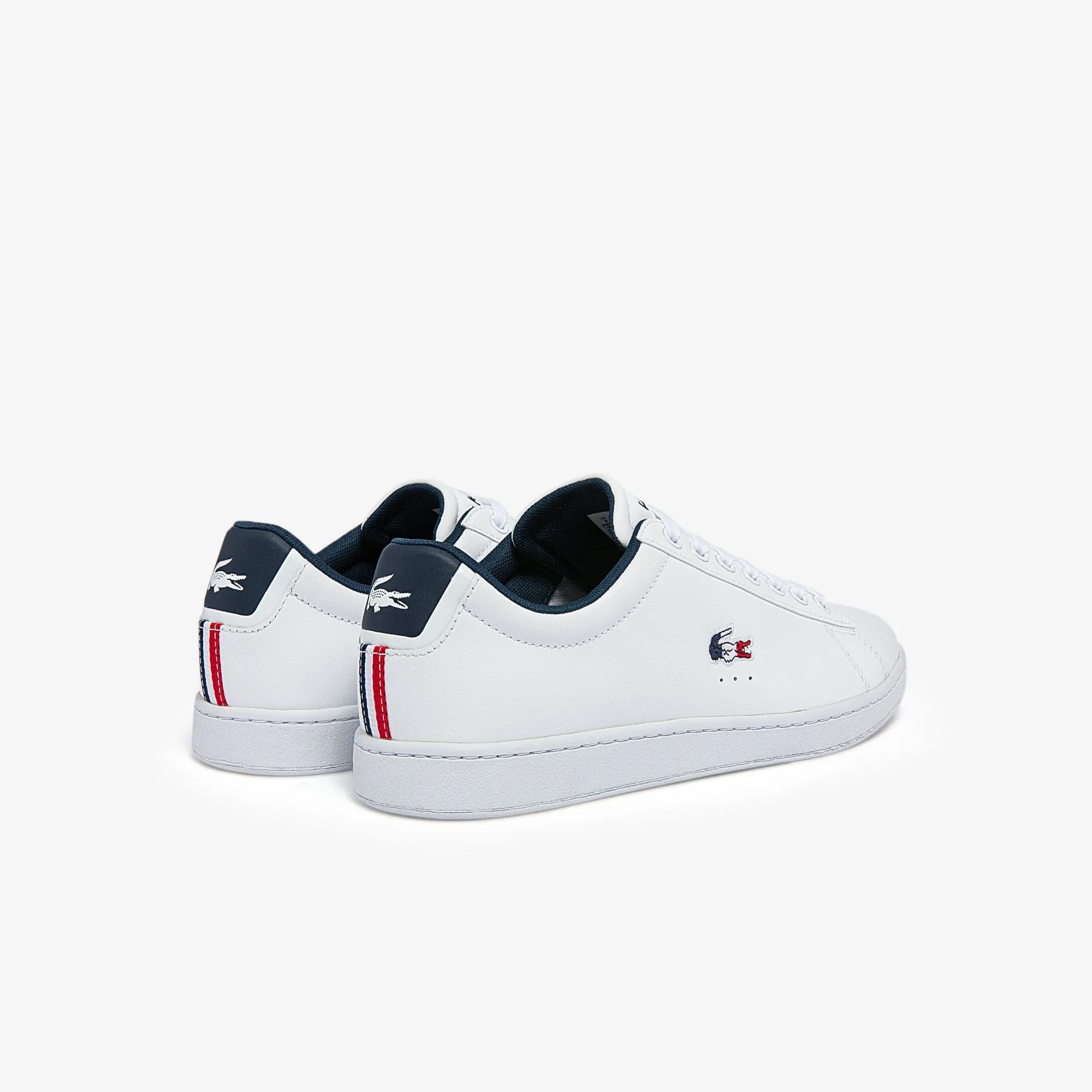 Lacoste Carnaby Evo Tri1 Sma Sneakers - White/Navy/Red