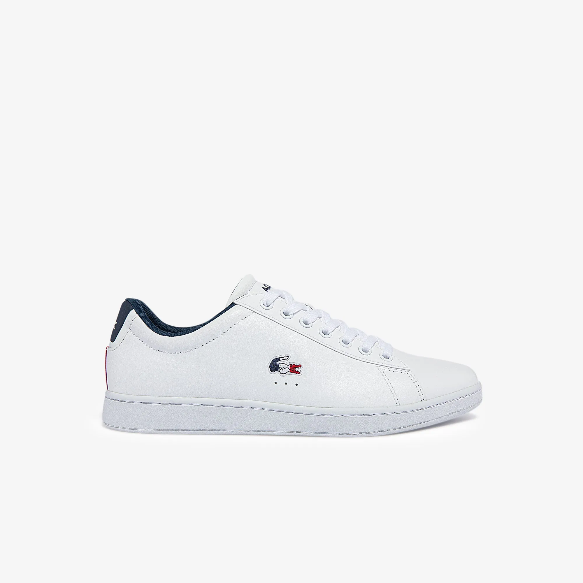 Lacoste Carnaby Evo Tri1 Sma Sneakers - White/Navy/Red