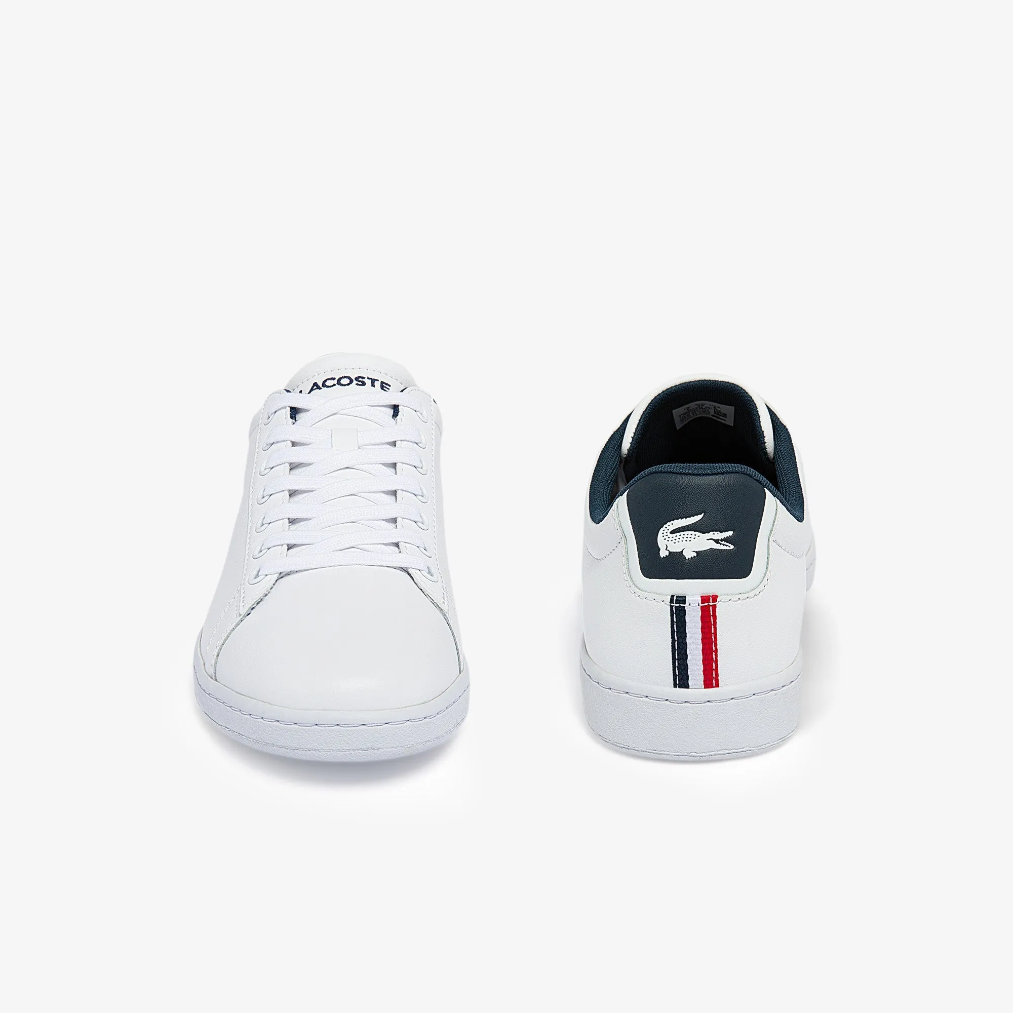 Lacoste Carnaby Evo Tri1 Sma Sneakers - White/Navy/Red