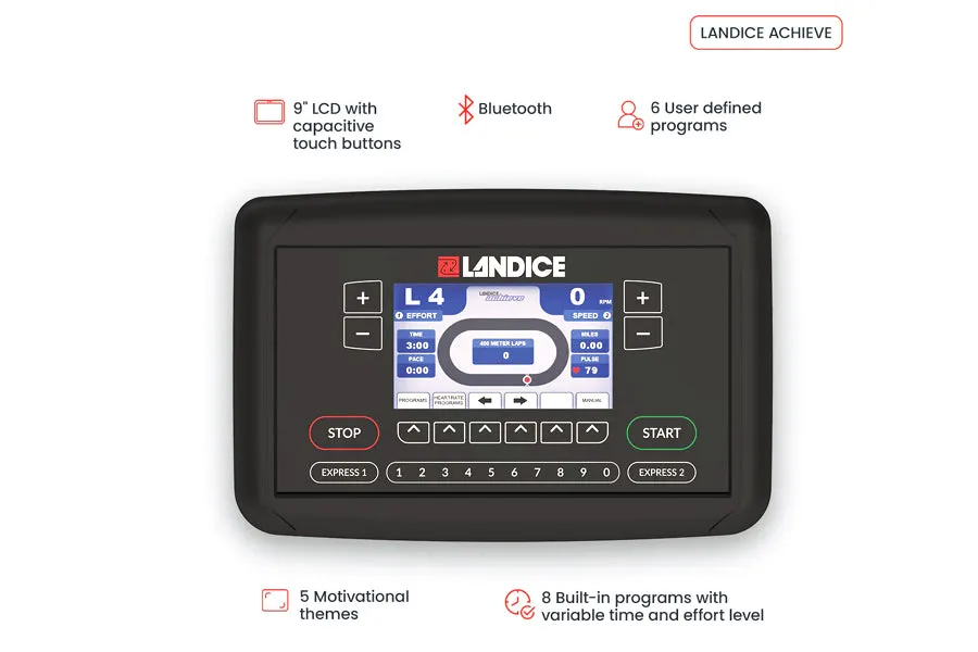 Landice R9 Rehabilitation Recumbent Exercise Bike