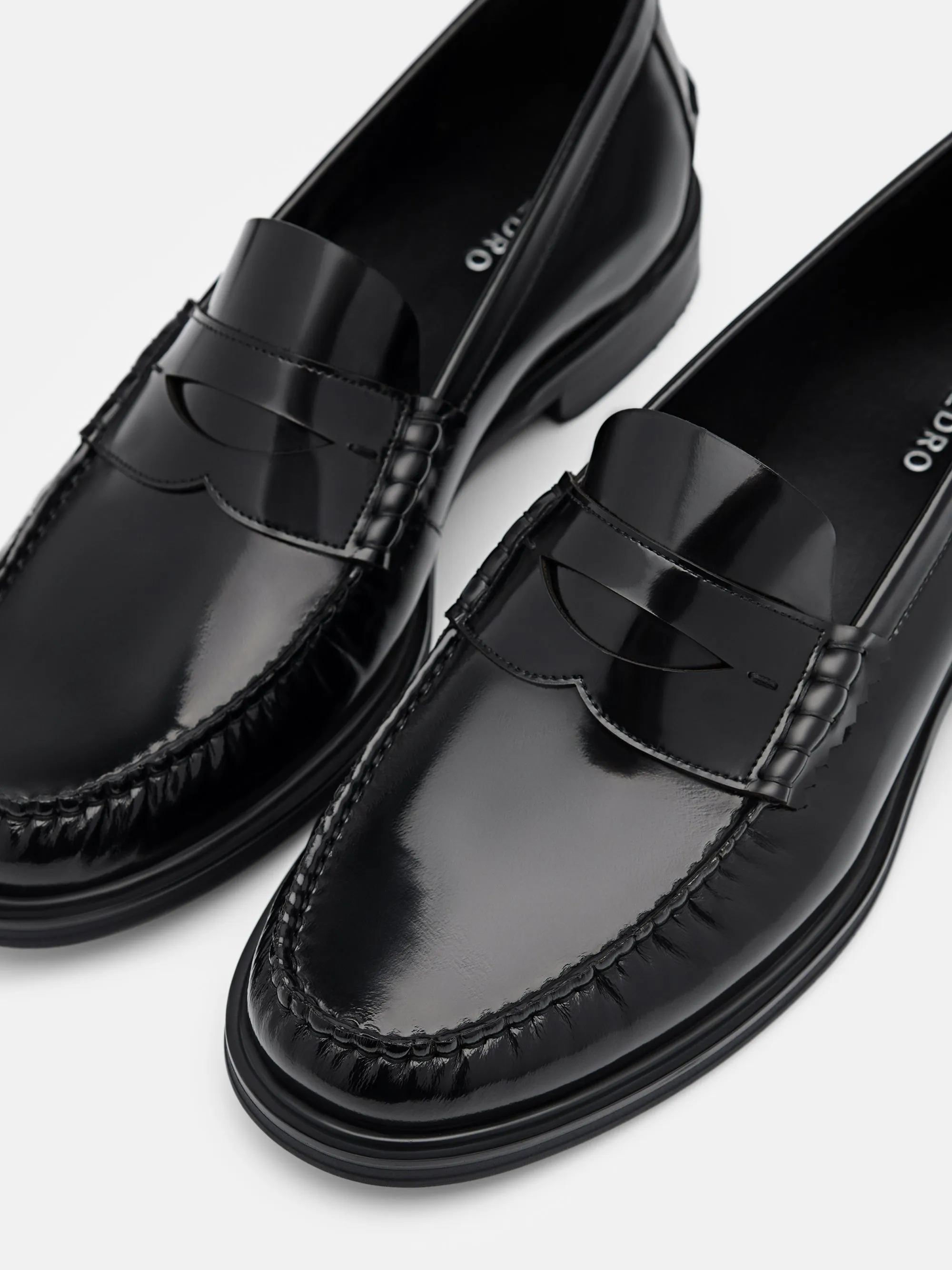 Leather Penny Loafers