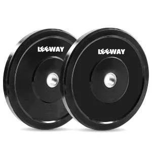 LEEWAY Rubber Weight Plate Set 31 mm Dia (20kg combo); Gym Weight Plates; Spare Rubber Weight; Home Gym Set; Gym Weight with 31 mm Diameter (20 kg set (2x4 3x4))