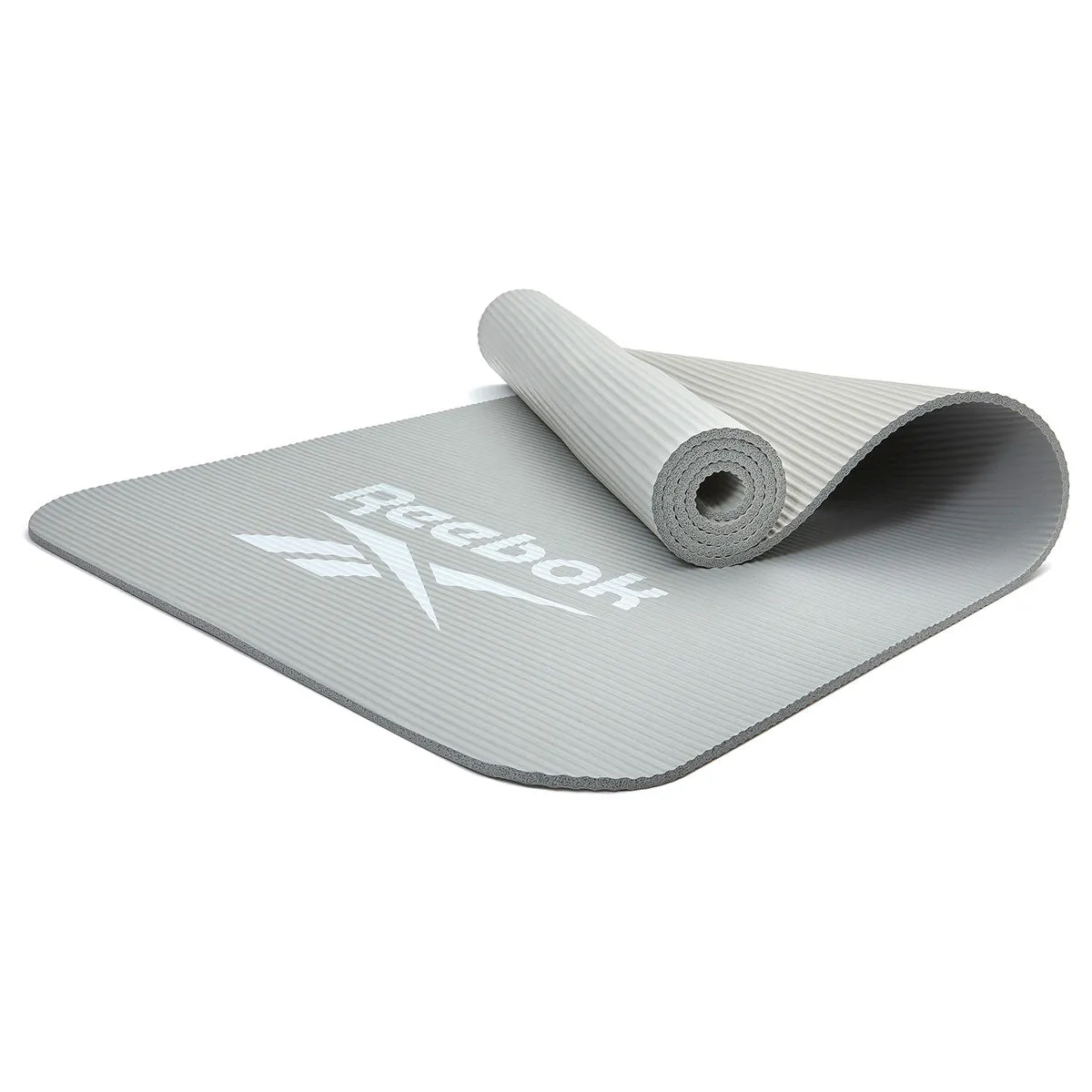 Lightweight 7mm NBR Foam Training Mat - Grey | Reebok