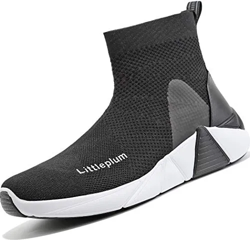 Littleplum Women's Walking Shoes Running Socks Platform Fashion Mesh Sneakers Air Cushion Athletic Gym Casual Loafers | Walking