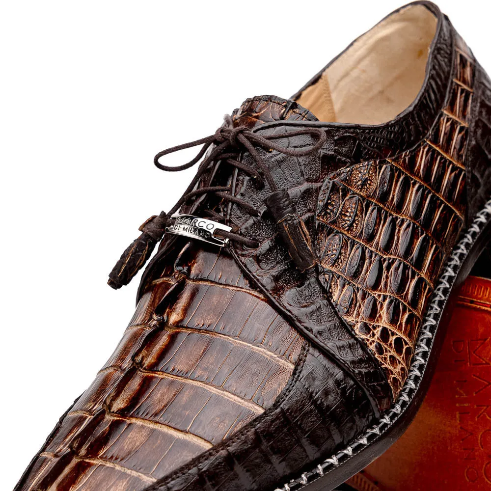 Marco Di Milano Caribe Derby Orix/Brown Caiman Shoes