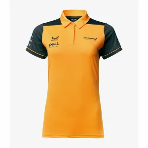 McLaren F1 Women's Team Polo Shirt- Papaya/Phantom