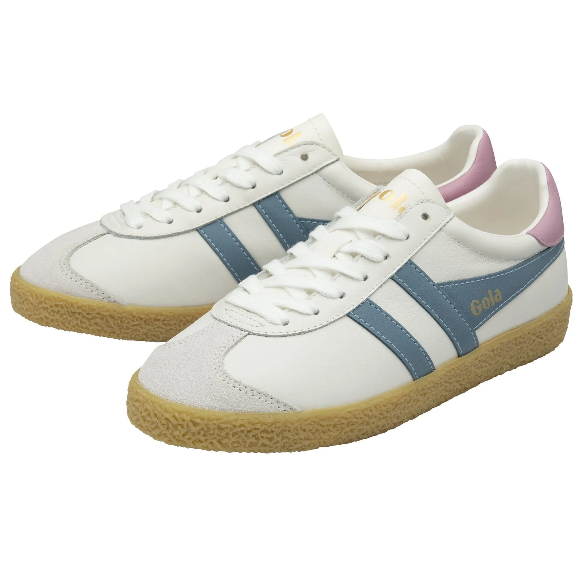 Medallist Leather Sneakers (White/Iceberg/Candy)