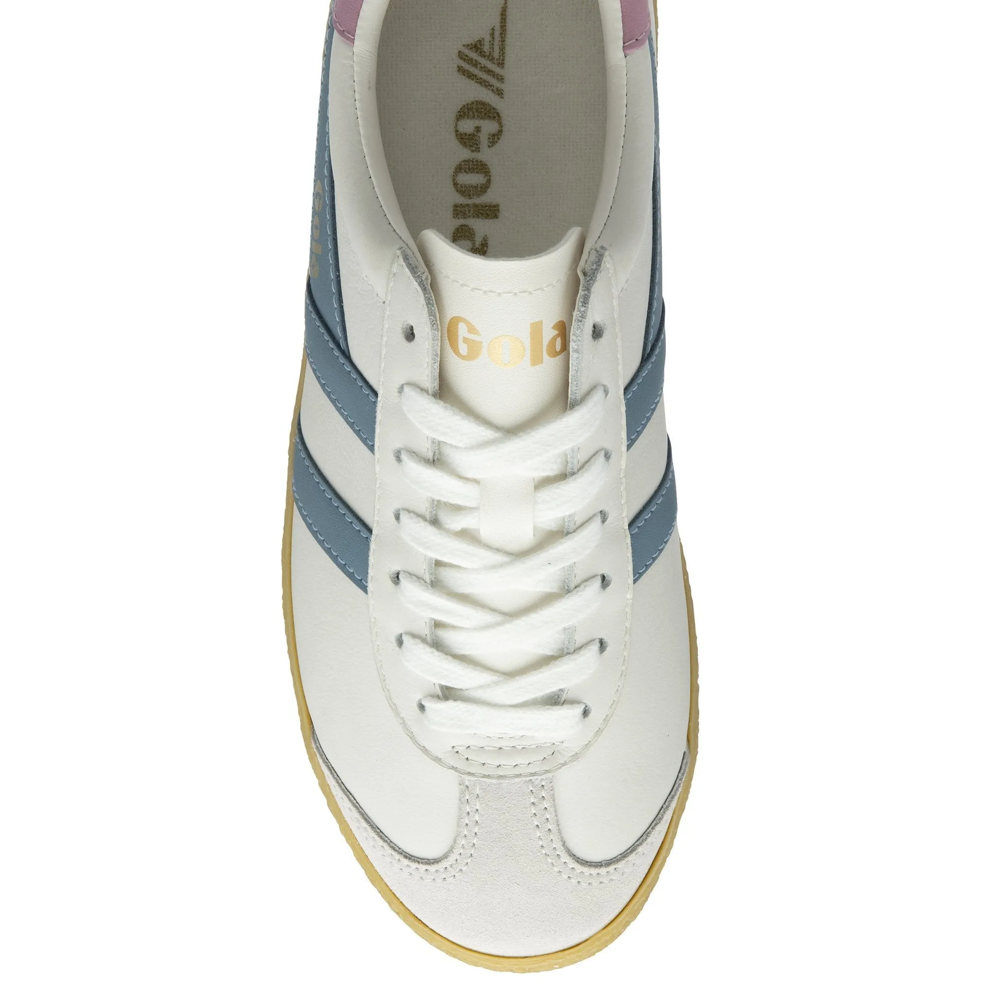 Medallist Leather Sneakers (White/Iceberg/Candy)