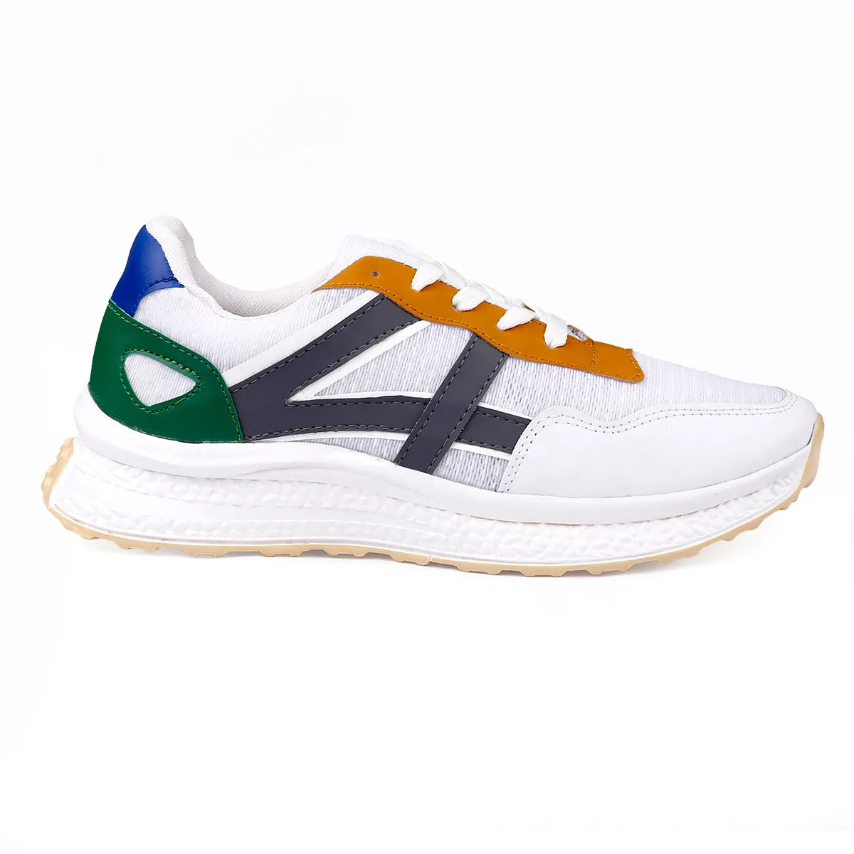 Men's Striped Colour Casual Sneakers