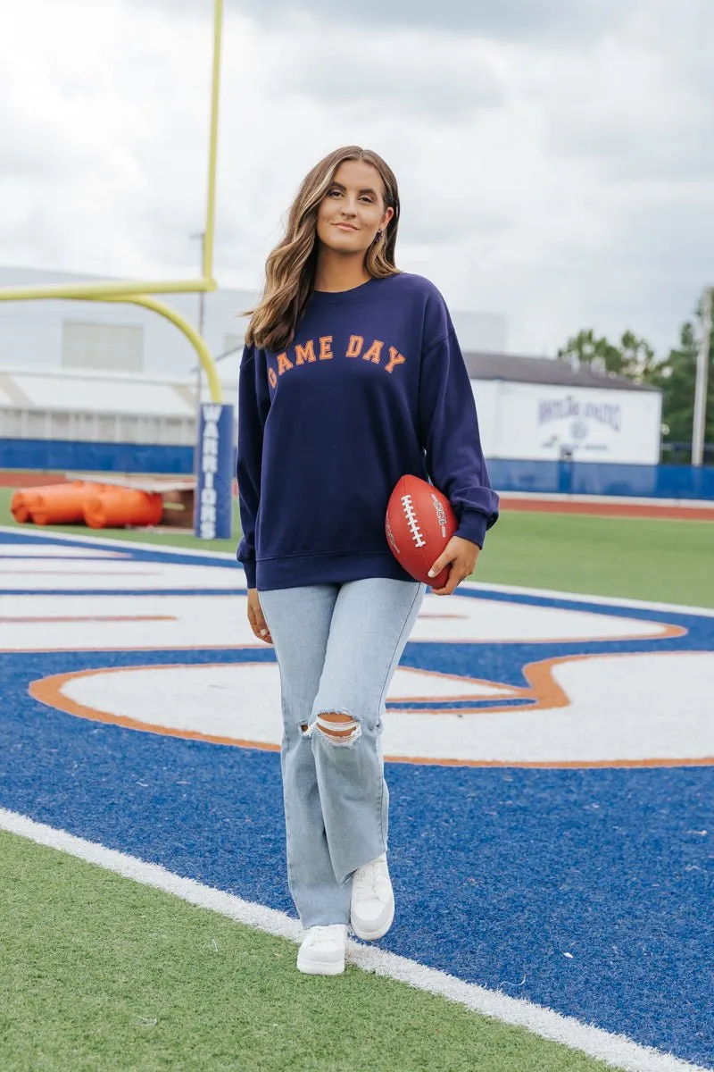 Navy Game Day Sweatshirt - FINAL SALE