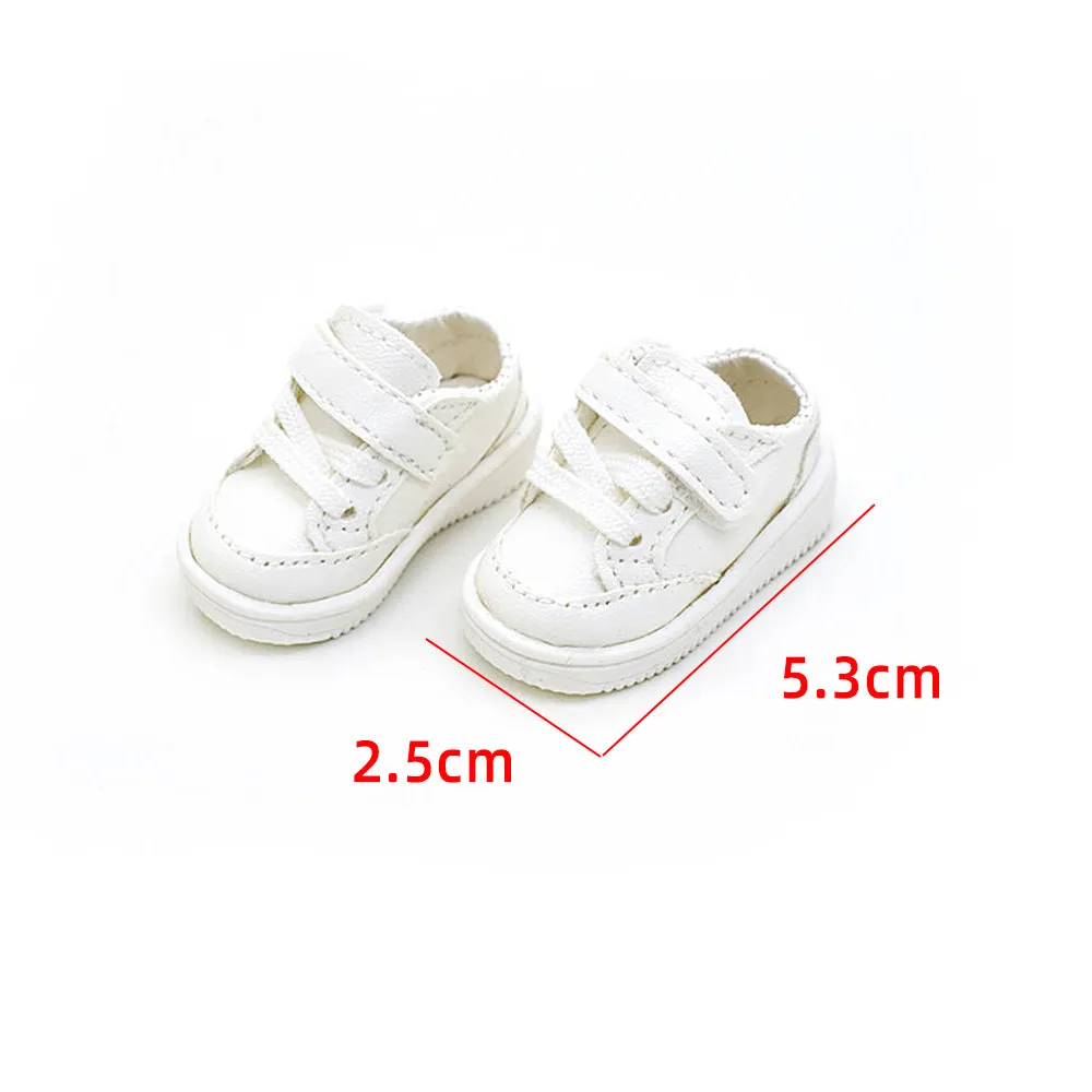 niannyyhouse 1/6BJD 15cm Plush Doll Sneakers Plate Shoes 30cm Ball Jointed Dolls Dress Up