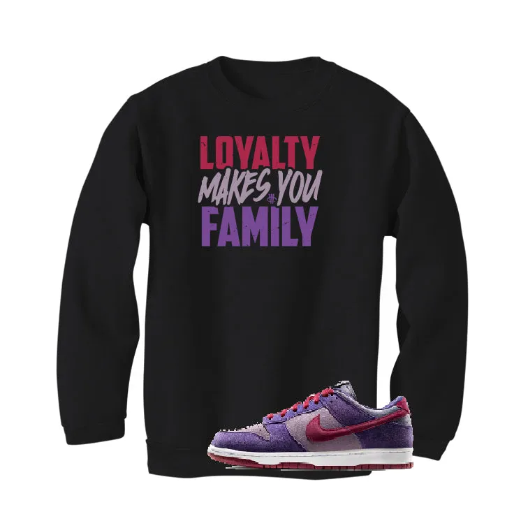 Nike Dunk Low “Plum” | illcurrency Black T-Shirt (Loyalty)